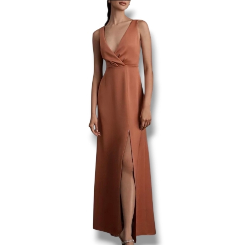 BHLDN NWT Piper Satin Evening Maxi Dress
